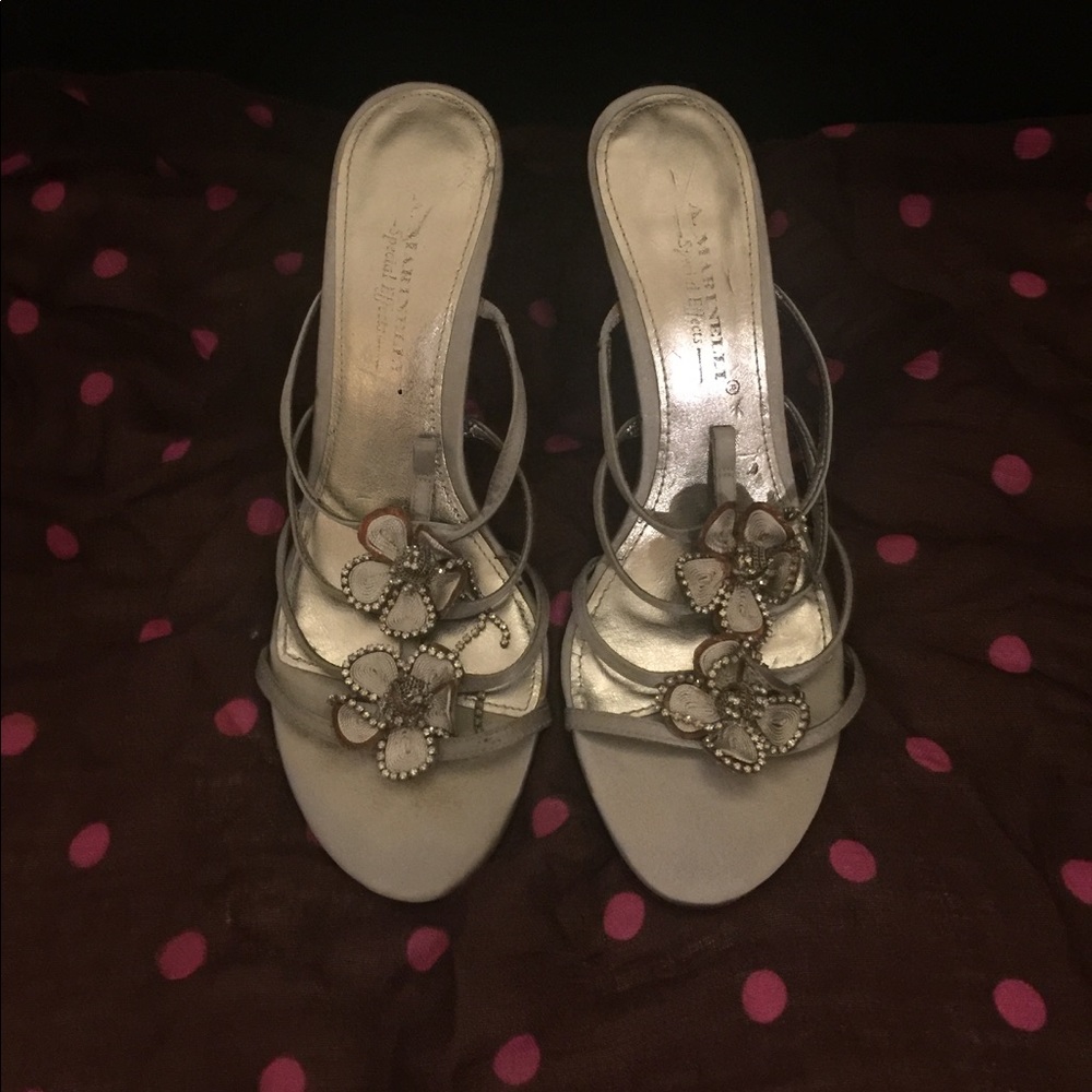 Silver shoes